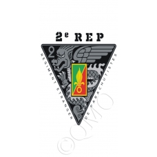 French Foreign Legion 2nd Foreign Parachute Regiment Sticker